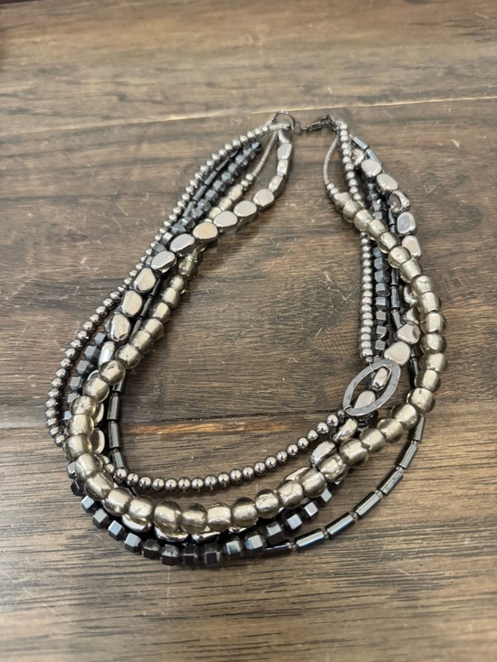 Silpada Jewelry - Silpada Sterling Hematite and Glass Multi Strand necklace